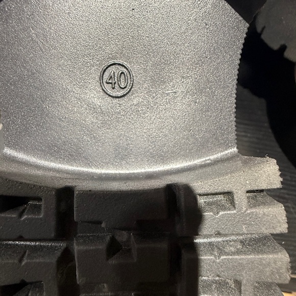 Brown Geometric Loafers with Chunky Soles - Picture 2 of 3